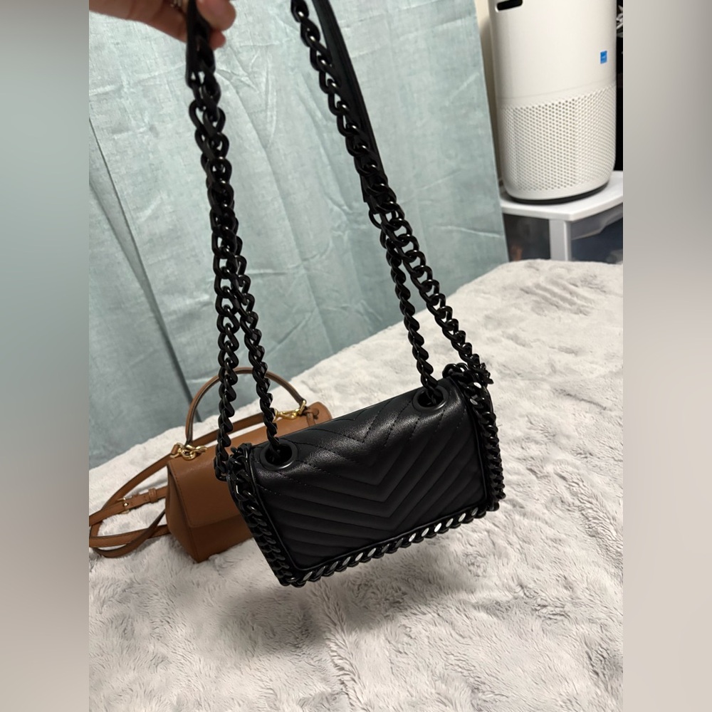 Two Bags Michael Kors Tan and ALDO  Black Mini Bags - Picture 4 of 15